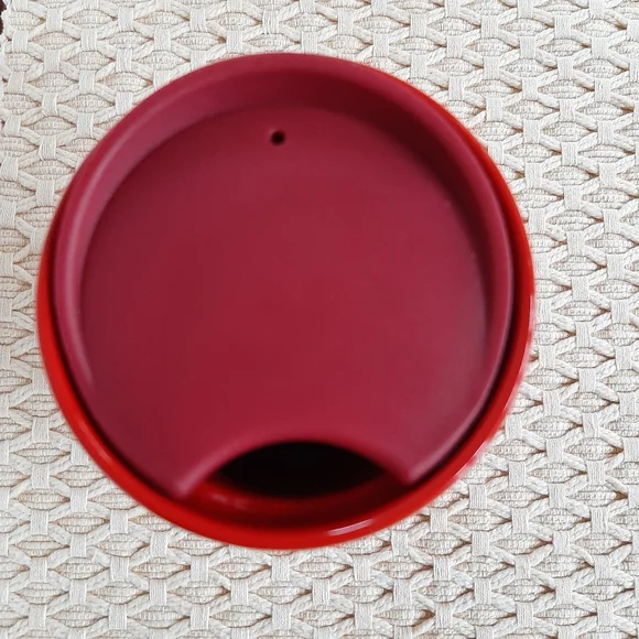 Starbucks Holiday Red Striped Ceramic Tumbler - Picture 3 of 6